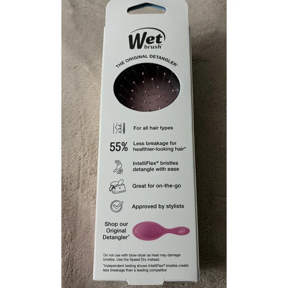 Wet Brush Limited Edition Mini Detangler‎ Brush Iridescent Pink Travel